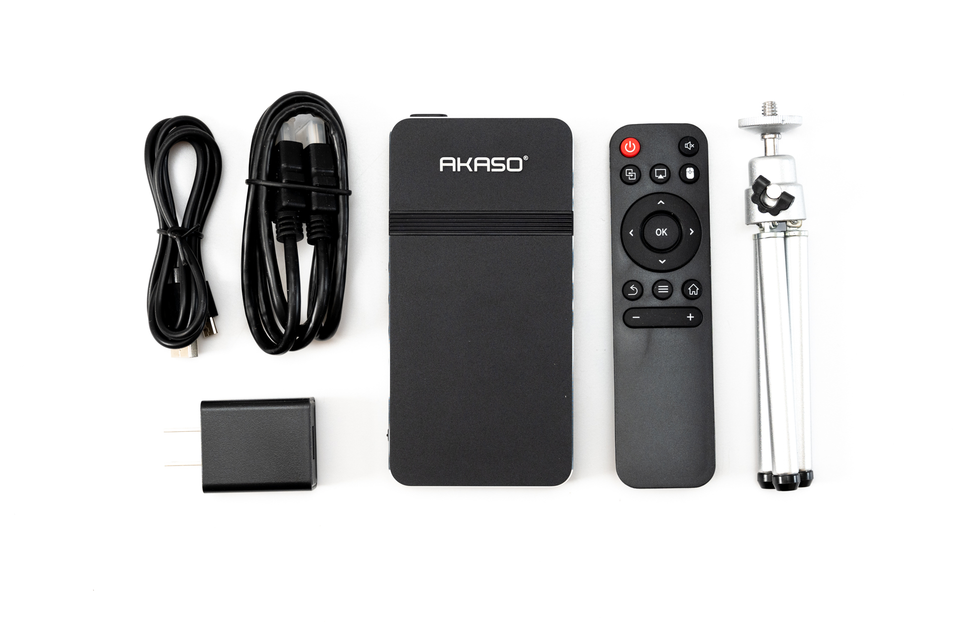 AKASO ミニビデオプロジェクター レビュー。HDMI、Wi-Fi対応で