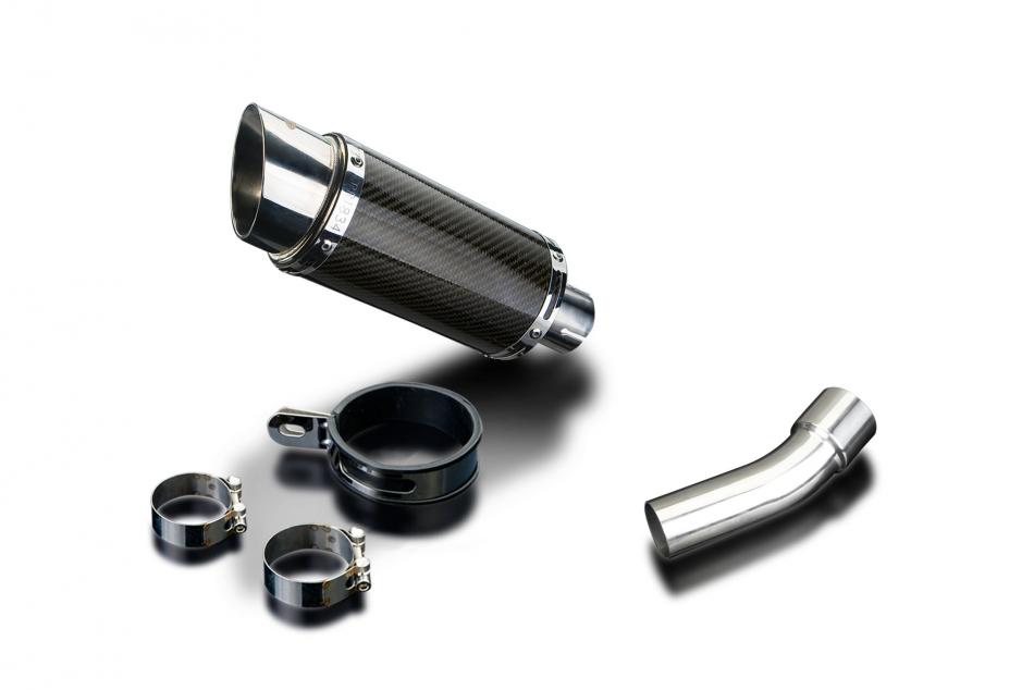 Slip-On 8-inch Round Carbon Fiber Muffler for Diavel