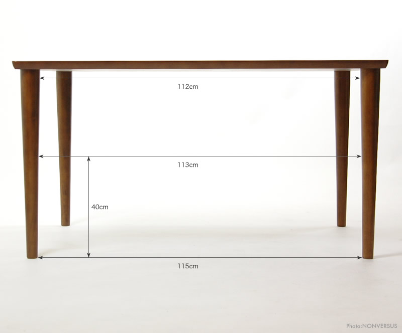 カリモク60+ ダイニングテーブル1300 ウォールナット［D36495MW