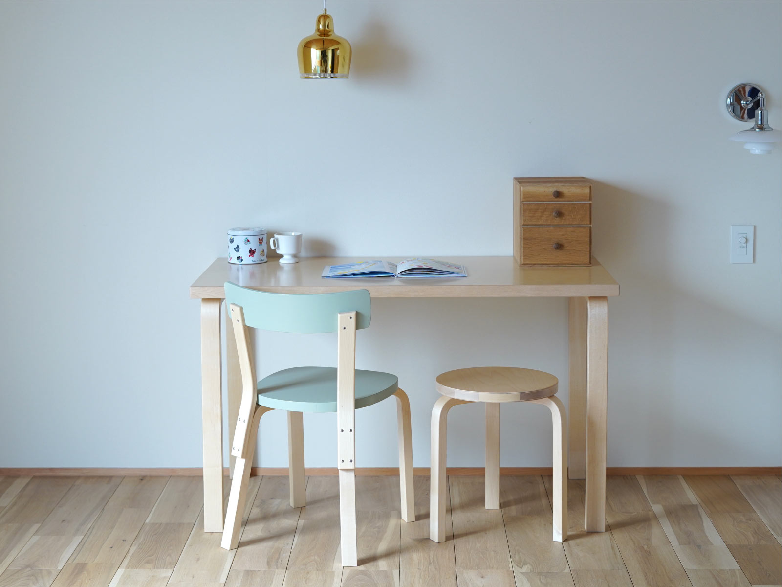 artek (アルテック) テーブル 80A W120×D60×H72cm 長方形 / ナチュラル