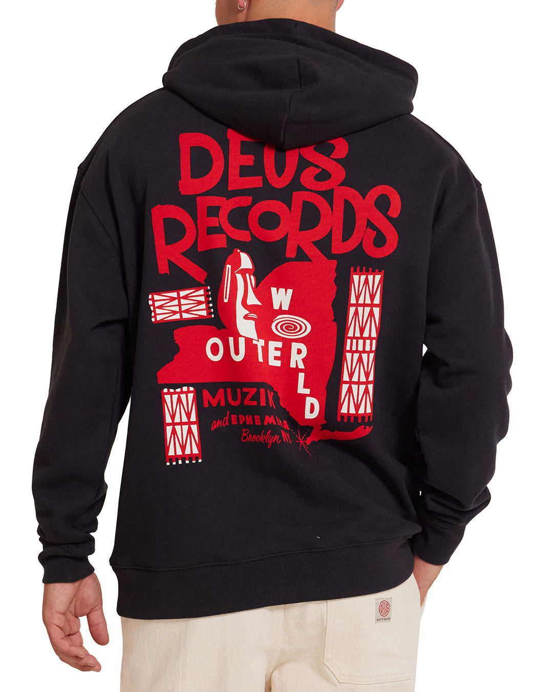 Hats | Deus Ex Machina | Outerworld Hoodie Black – Deus Ex Machina USA