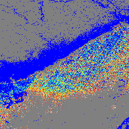 Landsat Collection 2 Tier 1 Level 2 8-Day NDWI Composite | Earth