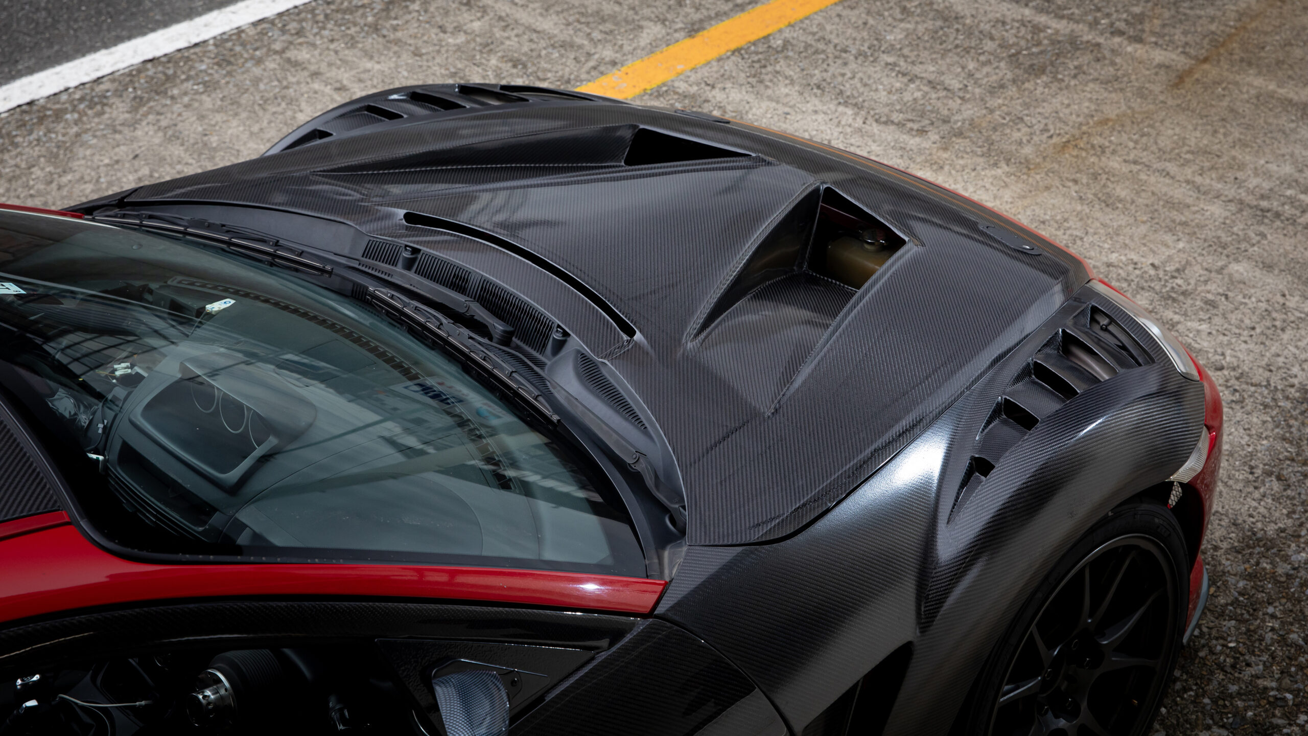 RX-8用ドクマムシ カーボンボンネット | ドクマムシ DKM CHALLENGE