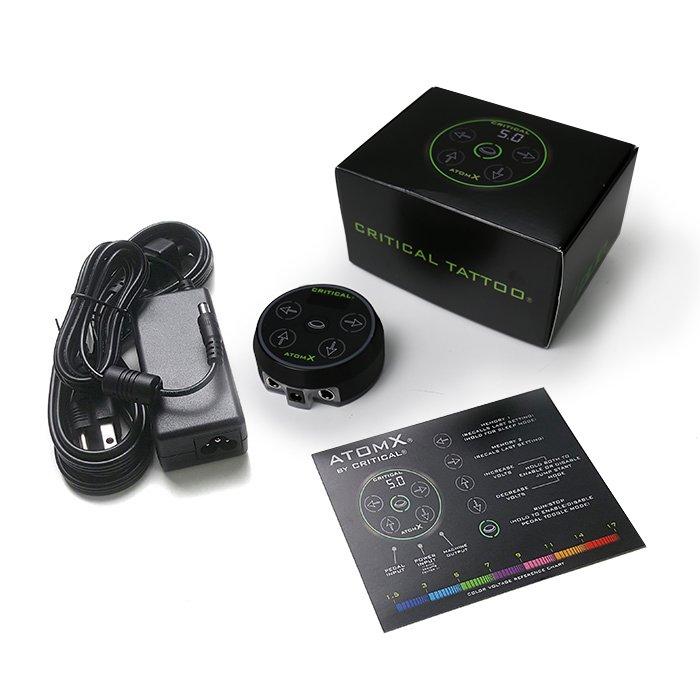 DHM TATTOO SUPPLY / 【CRITICAL】Atom X Black Power Supply / アトム