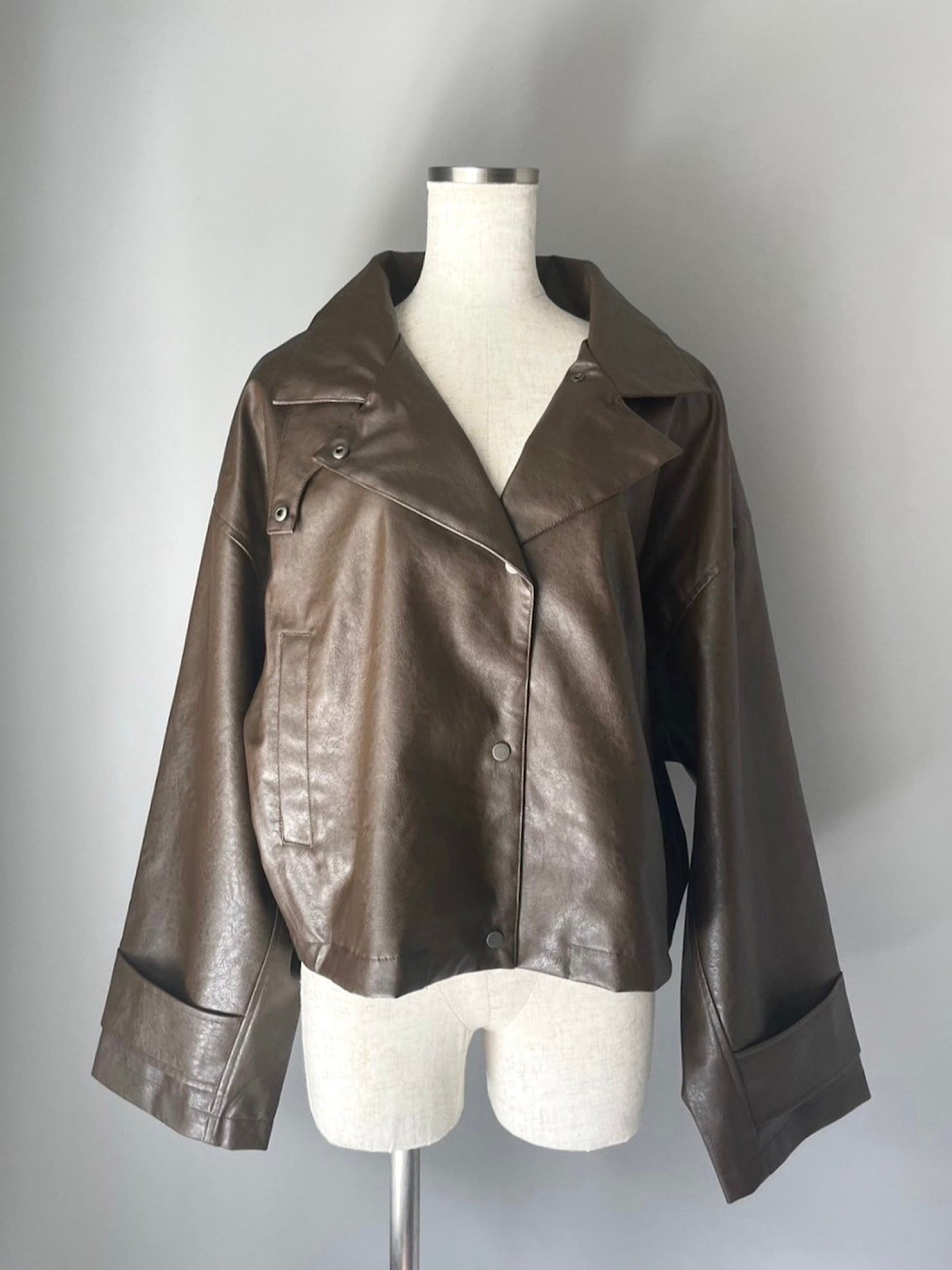 Eco leather cropped jacket | DIANTÉ (ディアンテ)公式通販サイト