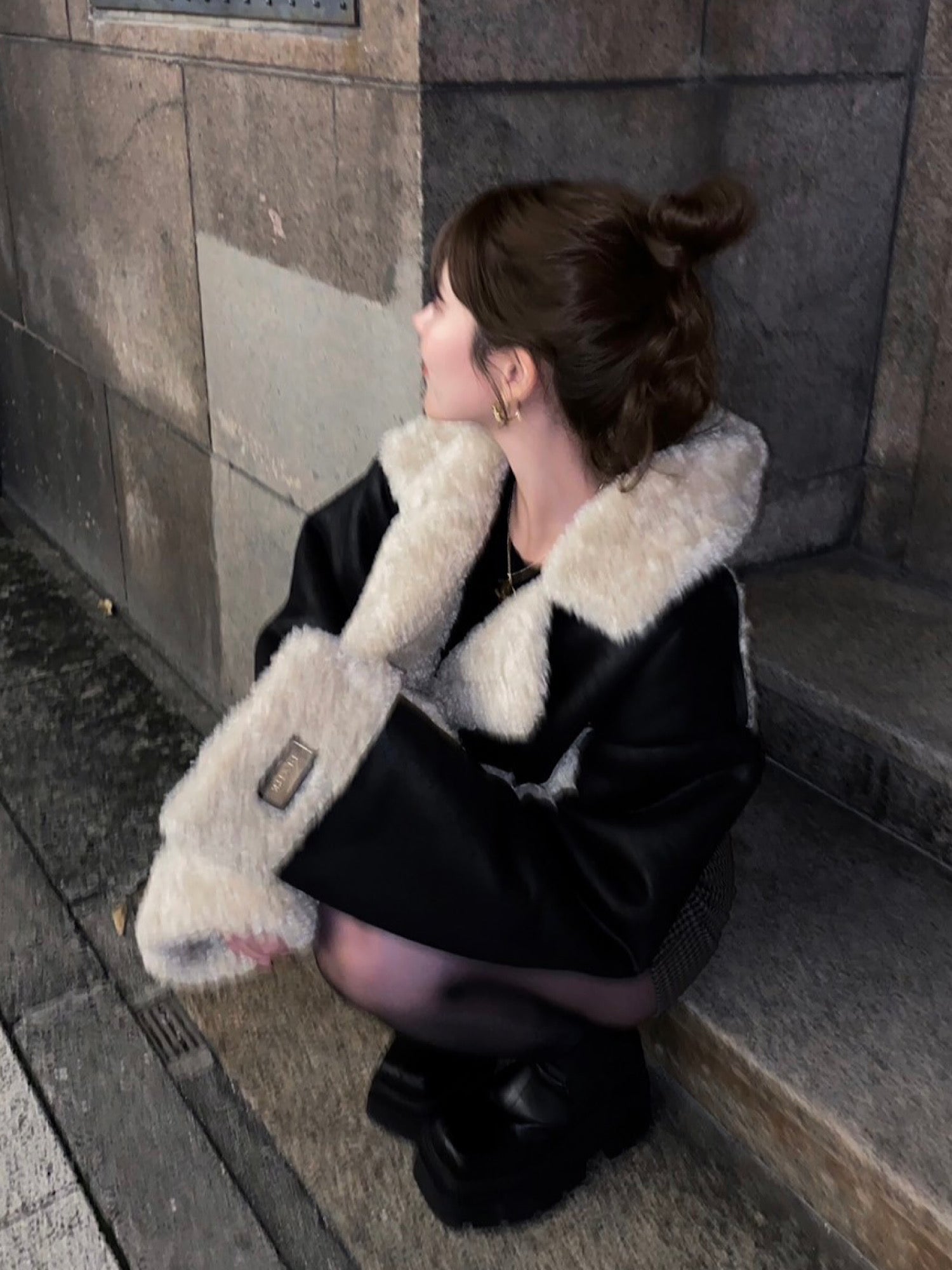 Cropped boa mouton jacket | DIANTÉ (ディアンテ)公式通販サイト