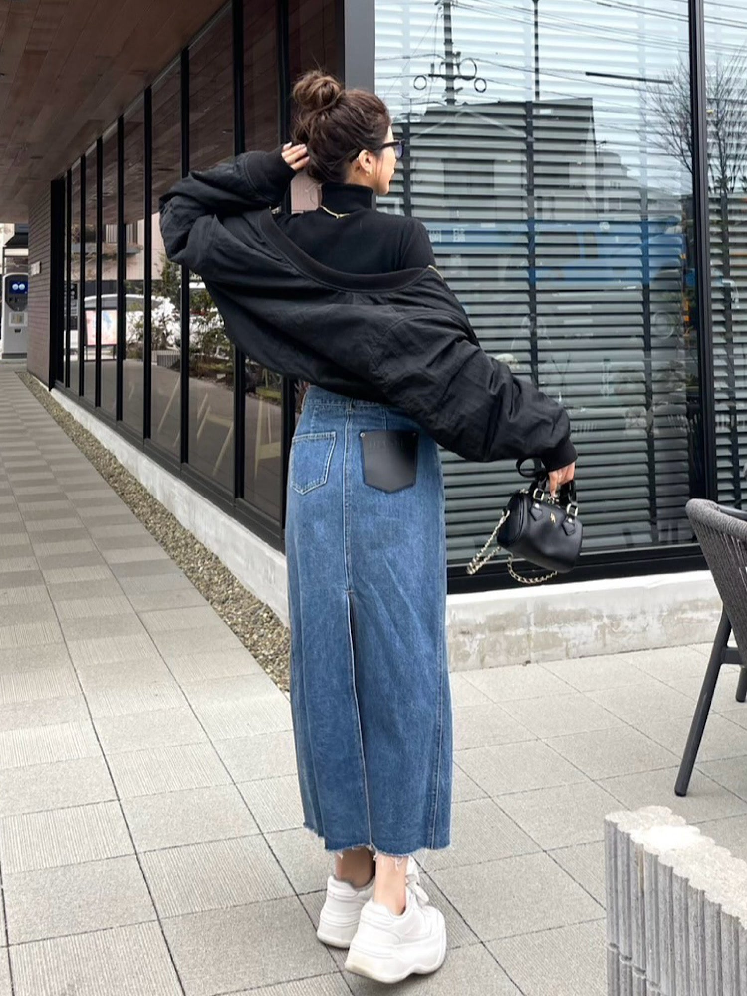 Layered slit denim skirt | DIANTÉ (ディアンテ)公式通販サイト