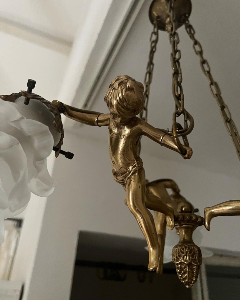 天使のランプ | フランスアンティークショップディフェランス