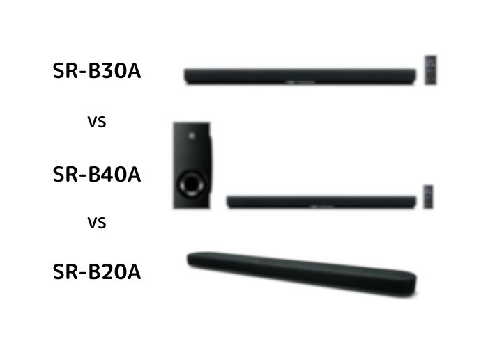 YAMAHA「SR-B30A」と「SR-B20A」、「SR-B40A」を徹底比較レビュー