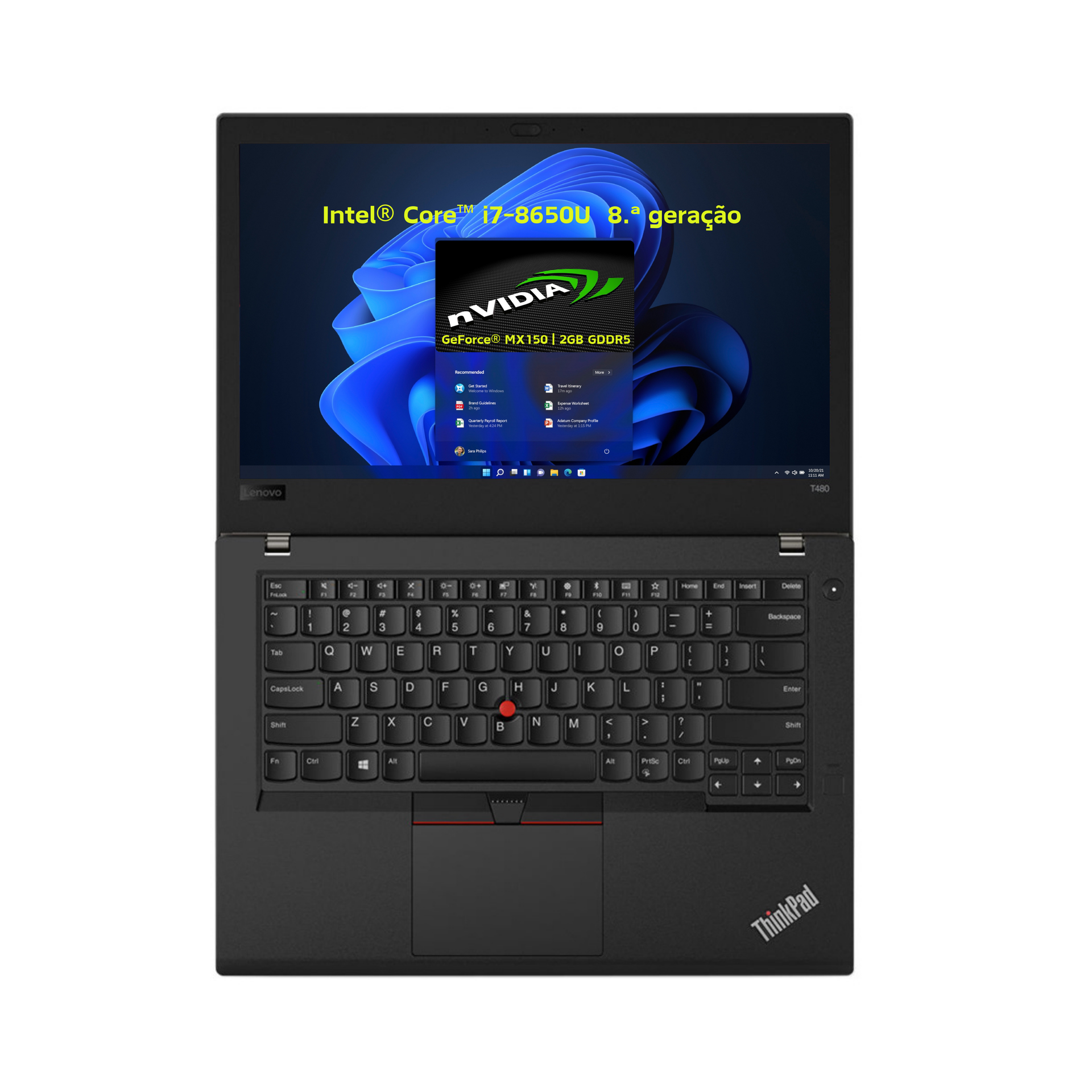 Lenovo ThinkPad T480 i7 (8650U) 16GB RAM 256GB SSD 14” WQHD