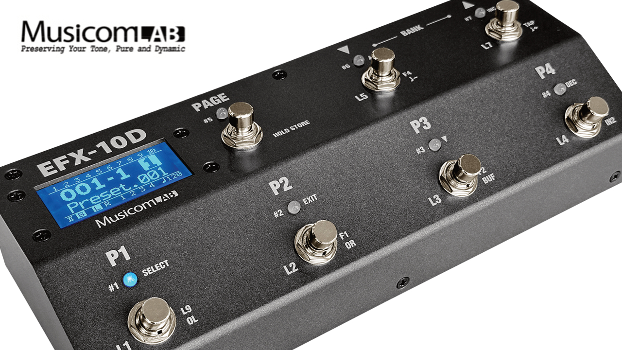 Musicom LABより、スイッチングシステム『EFX-10D』が発売！