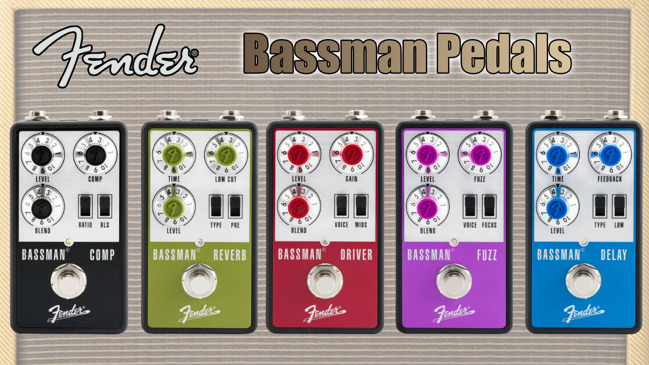 Fender（フェンダー）から「Bassman Pedals」5機種が登場！