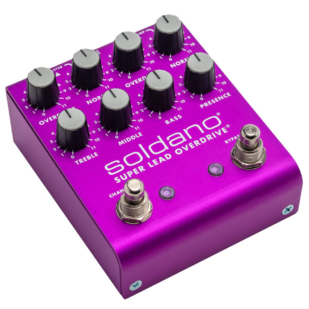 Soldano ODとクランチを1つのペダルで「SLO PLUS Pedal」発売！