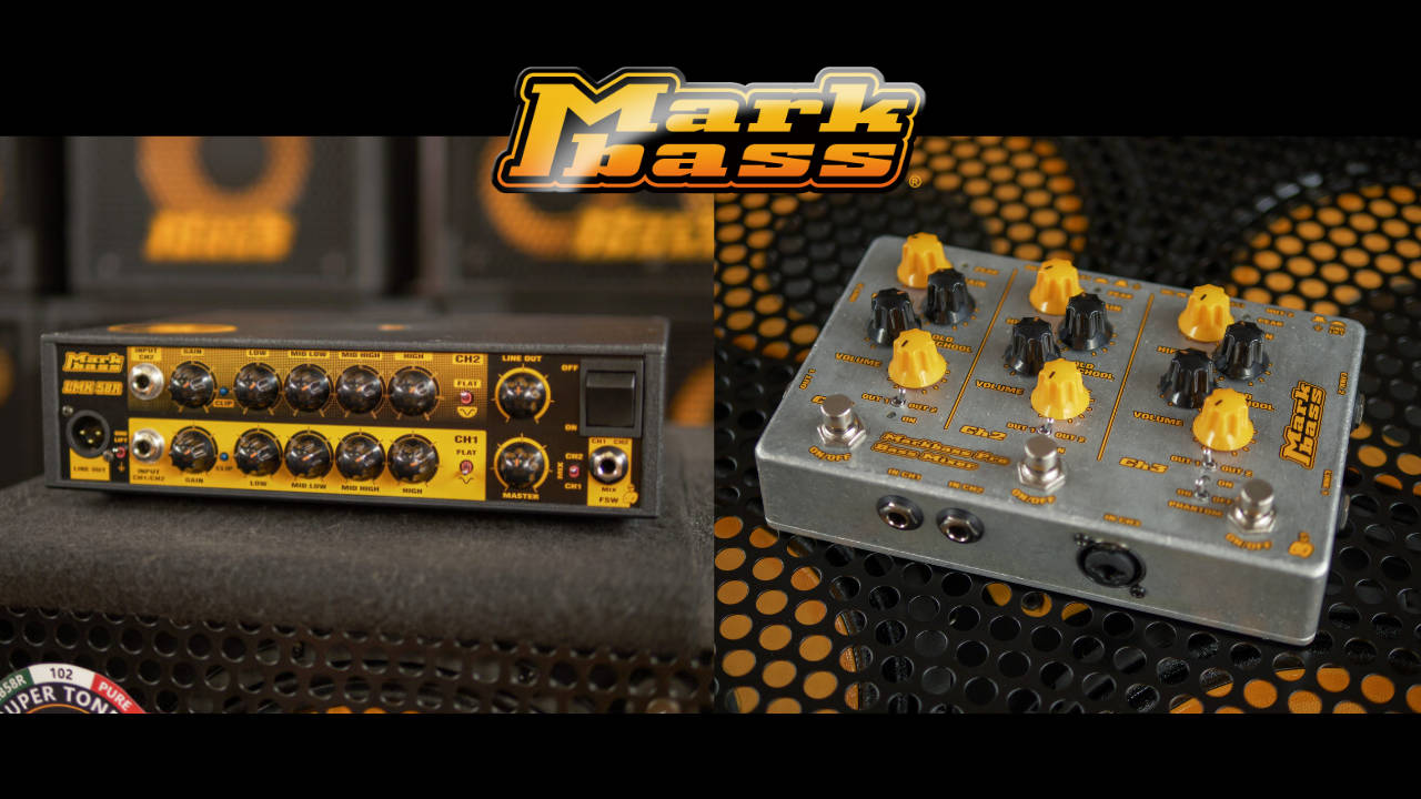 Markbass（マークベース）から 2チャンネル仕様のベースアンプヘッド