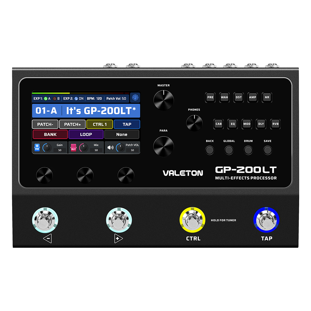 valetonから小型のストンプ・スタイルのマルチエフェクター発売