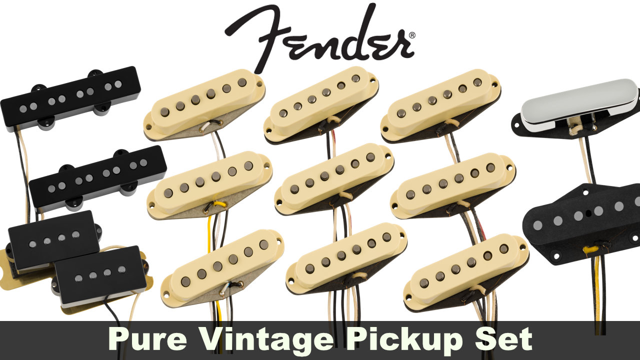 FenderからPure Vintageシリーズのピックアップセットが発売！