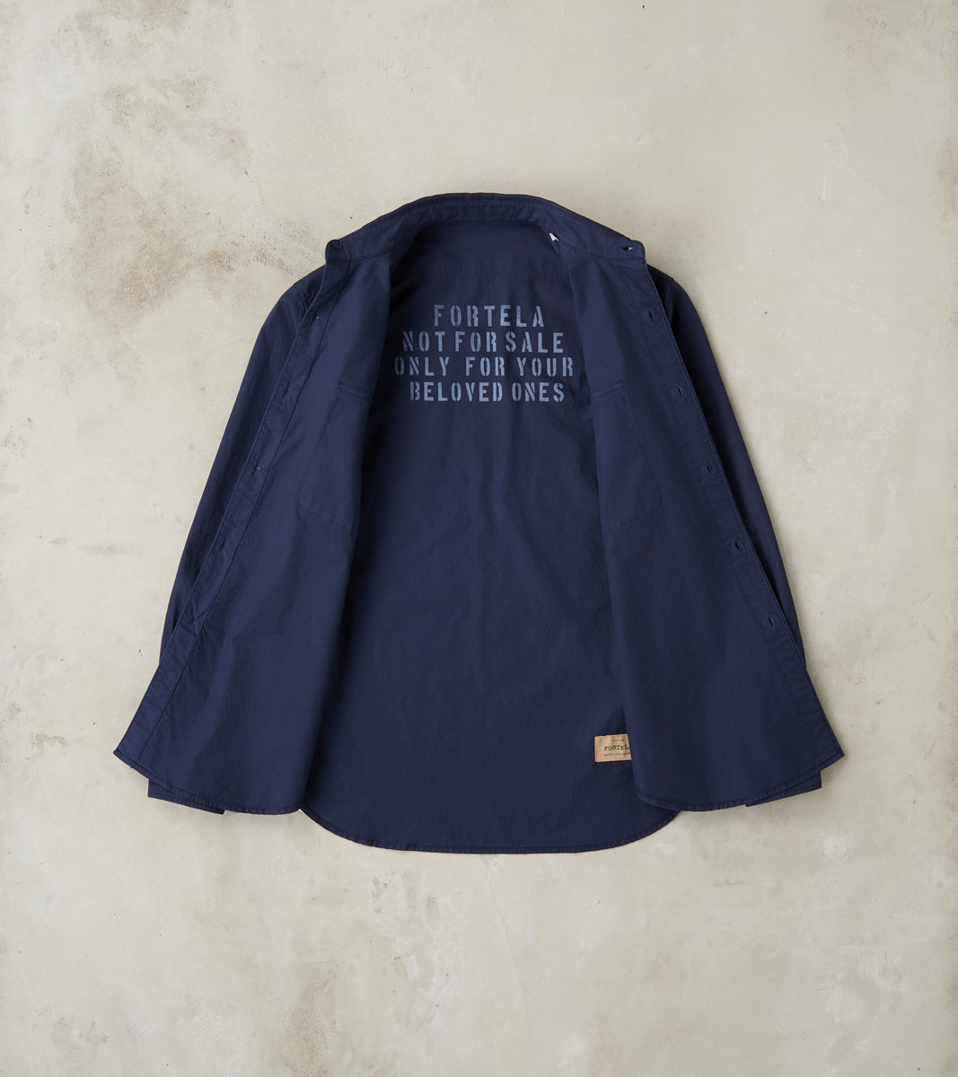 Fortela CPO Shirt - Indigo Dyed Canvas – Division Road, Inc.