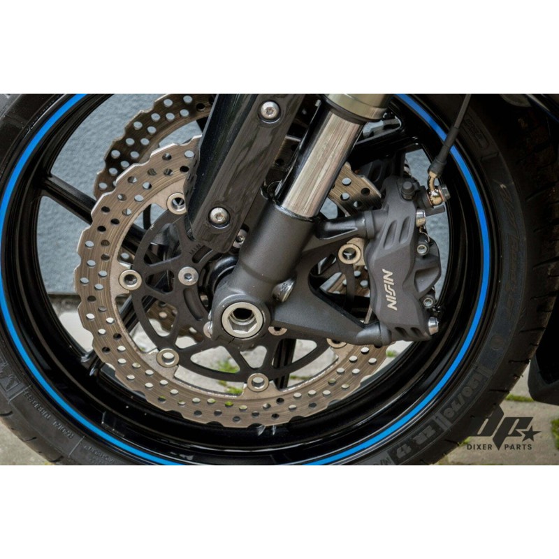 Hel Steel Braided Brake Lines Kit -ZX6-R 636 F4i 954 GSX-R 675 Stunt