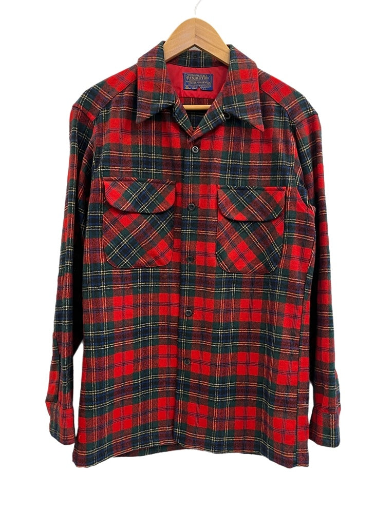ペンドルトン PENDLETON 70s Vintage ヴィンテージ USA製 開襟 ウール
