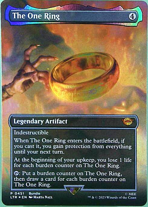 LTR)The One Ring(0451)(ボーダーレス)(Bundle)(F)/一つの指輪 | (FOIL