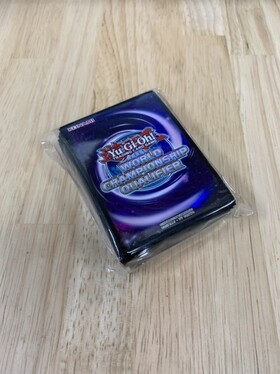 遊戯王 WCQ 2016 ダークブルー スリーブ 80枚 未開封 遊戯王 WCQ 2016