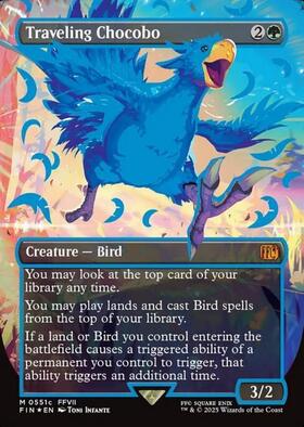 FIN)Traveling Chocobo(551f)(シリアル入)(ゴールデン)(ヘッドライナー