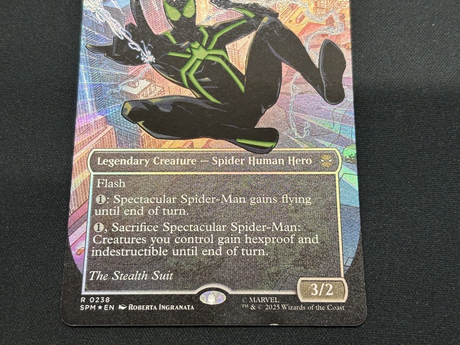 スペクタキュラー・スパイダーマン(239) テクスチャーfoil MTG