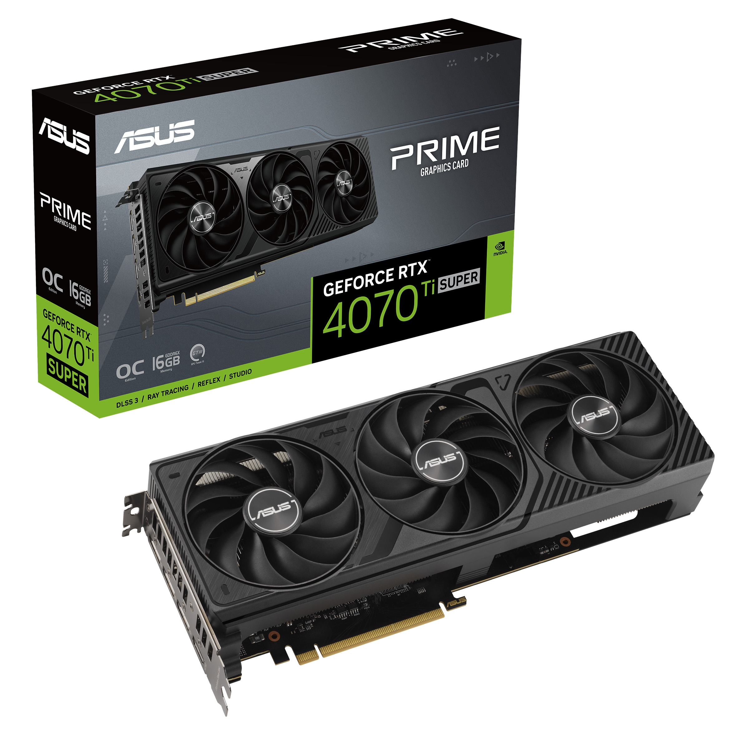 ASUS Prime GeForce RTX™ 4070 Ti SUPER OC Edition 16GB GDDR6X