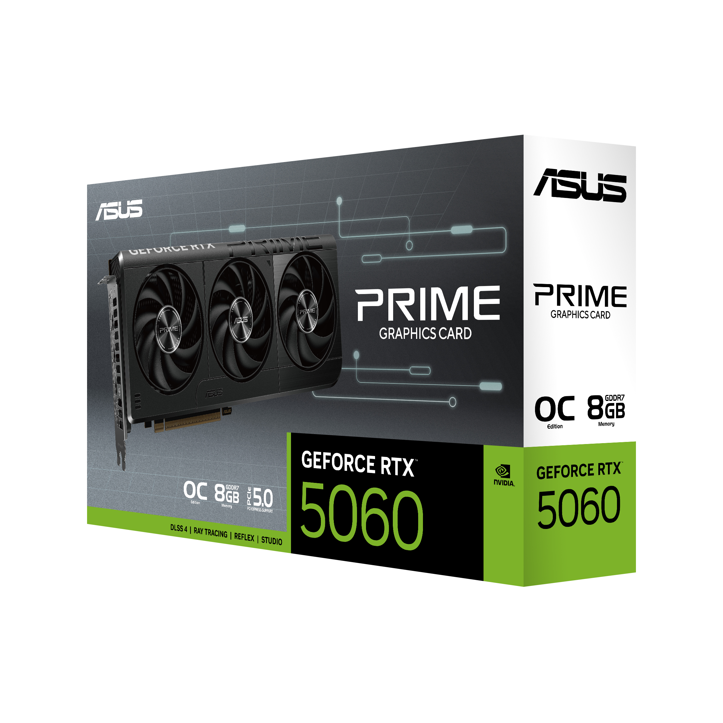 ASUS Prime GeForce RTX™ 5060 OC Edition 8GB GDDR7