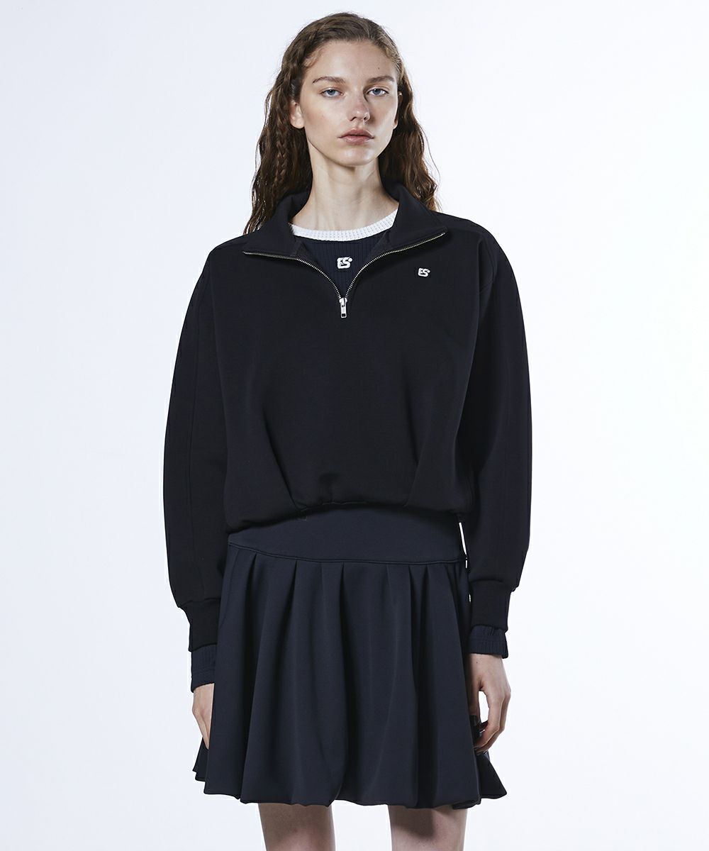 ESSENTIAL / ダンボール ハーフジッププルオーバー TOPS Night STORE