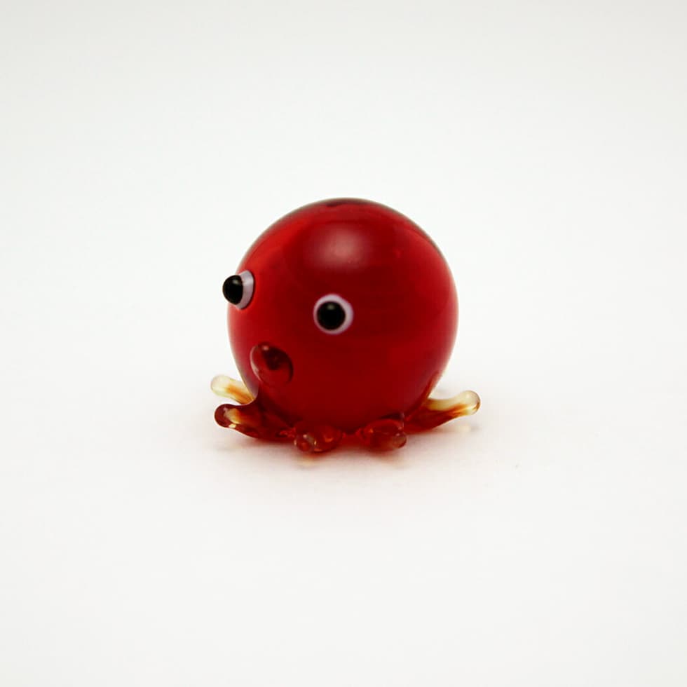 dショッピング |【ガラス細工】 プチタコ（蛸） タコ たこ焼き