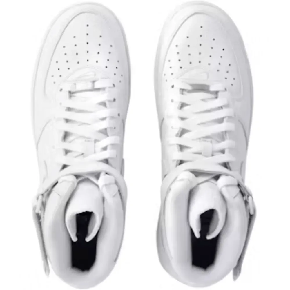 Supreme x Nike Air Force 1 Mid White - Droper