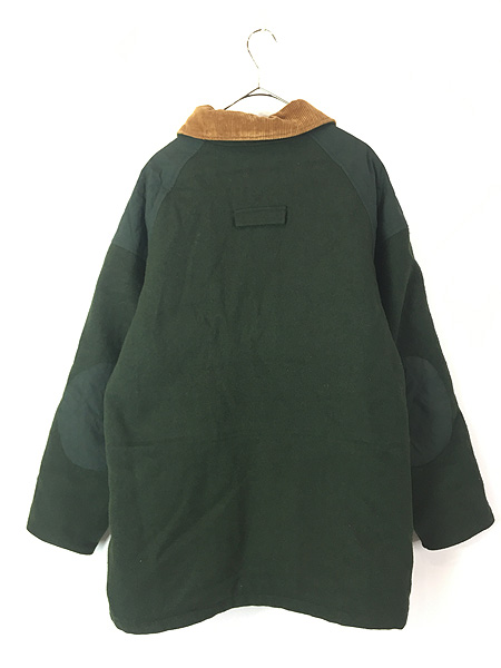 古着 90s USA製 WoolRich Vポケット 比翼 防寒 パデット ウール