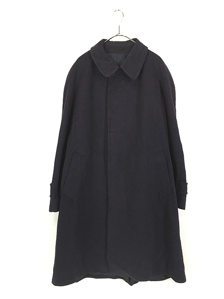 古着 70s 英国製 Aquascutum 豪華 100% カシミヤ ウール バルマカーン