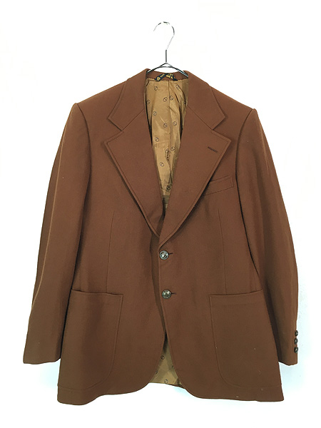 古着 70s USA製 Christian Dior 上質 キャメル フランネル ウール