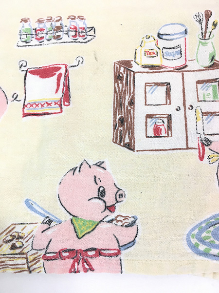 古着 90s Nick＆Nora 希少!! ブタちゃん クッキング ポップ アート 総