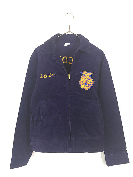 古着 80-90s 「WISCONSIN」 豪華 チェーン 太畝 コーデュロイ FFA