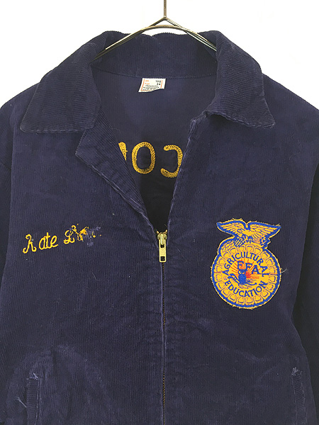 古着 80-90s 「WISCONSIN」 豪華 チェーン 太畝 コーデュロイ FFA