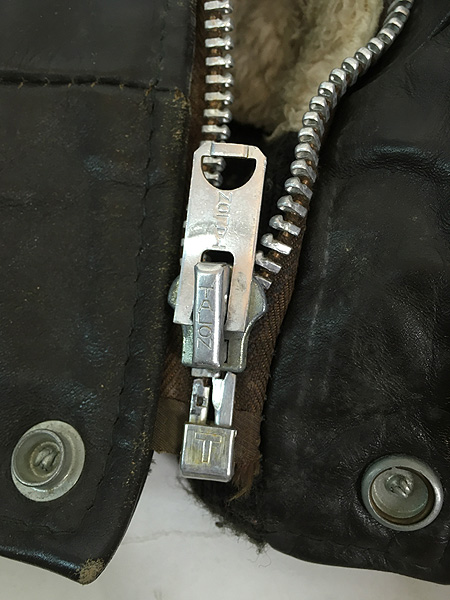 古着 70s Schott I-S-674-M-S G-1タイプ ボア ライナー 本革 レザー