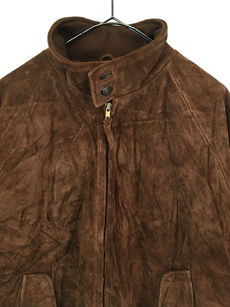 古着 90s Polo Ralph Lauren 本革 スエード レザー G-9 タイプ