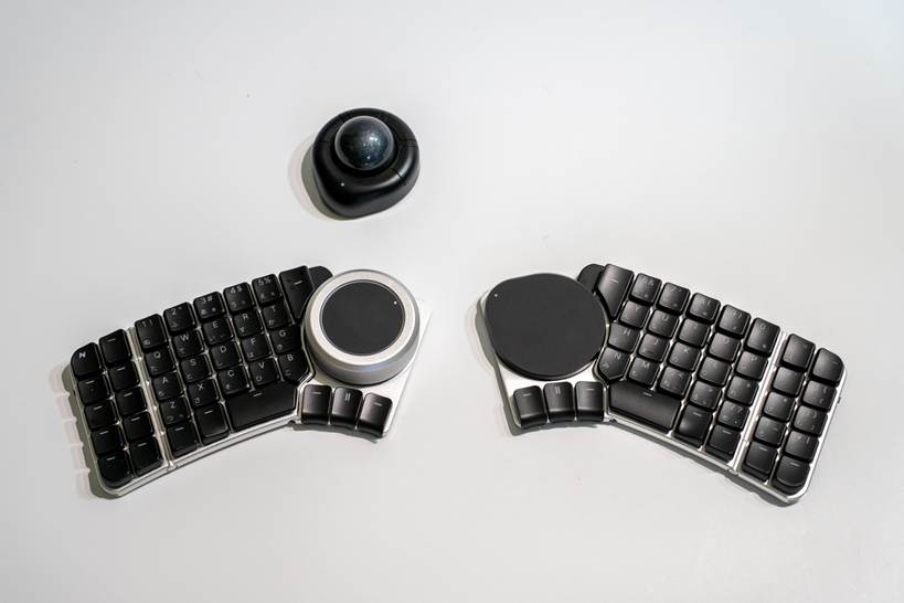 モジュール交換式の分割キーボード「Naya Create」日本語配列モデルが