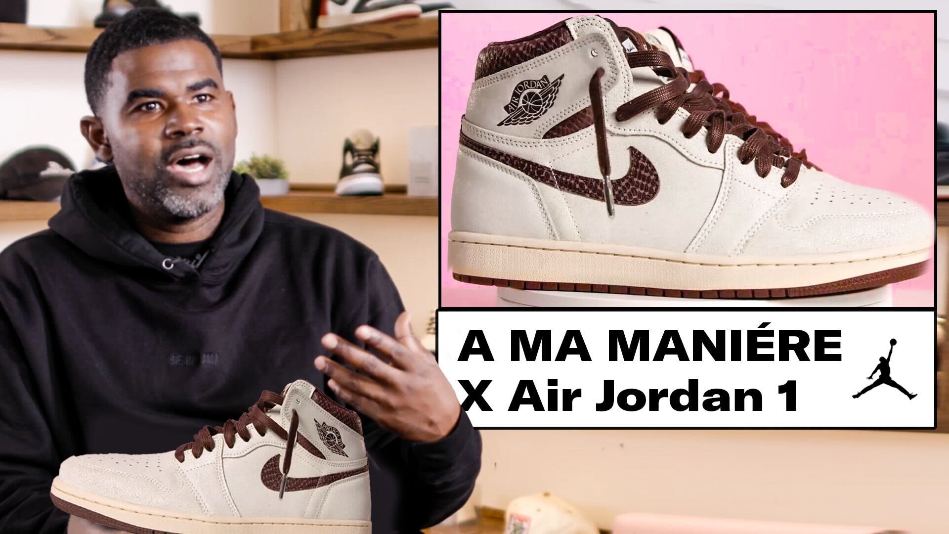 Watch Exclusive Look at Air Jordan 1 x A Ma Maniére with The