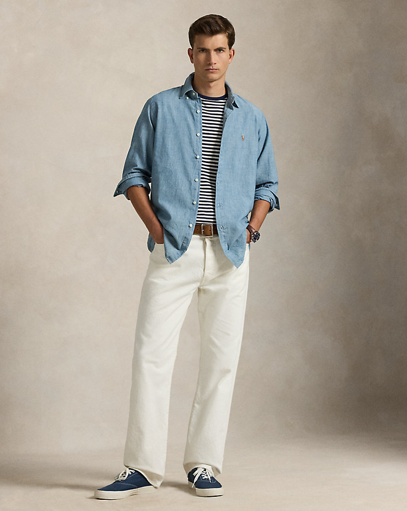 クラシック フィット インディゴ シャンブレー シャツ | ラルフ