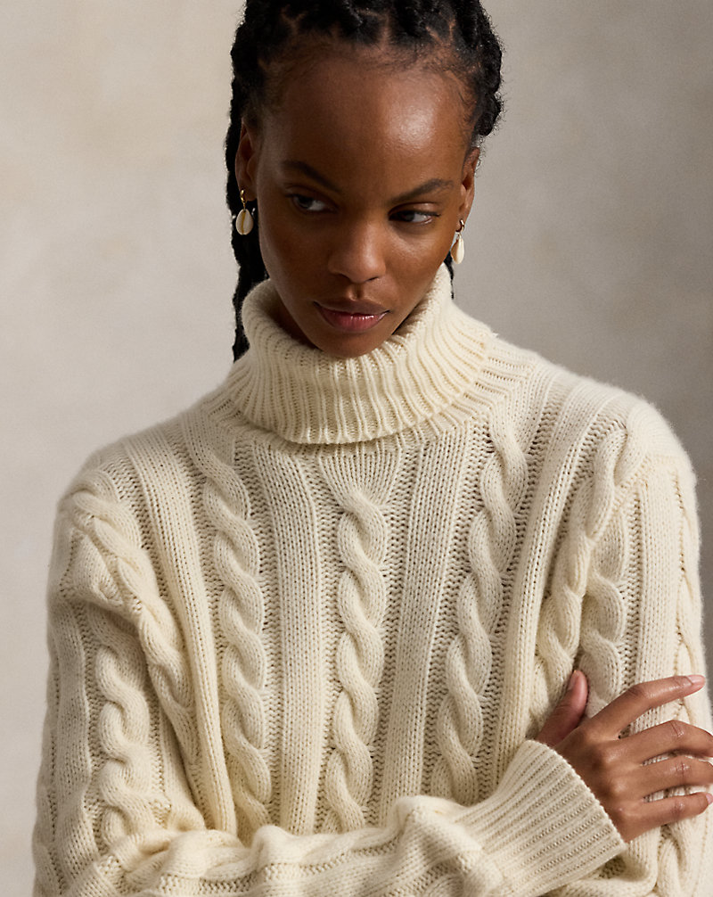 ケーブルニット ウールカシミヤ セーター | ラルフ ローレン公式