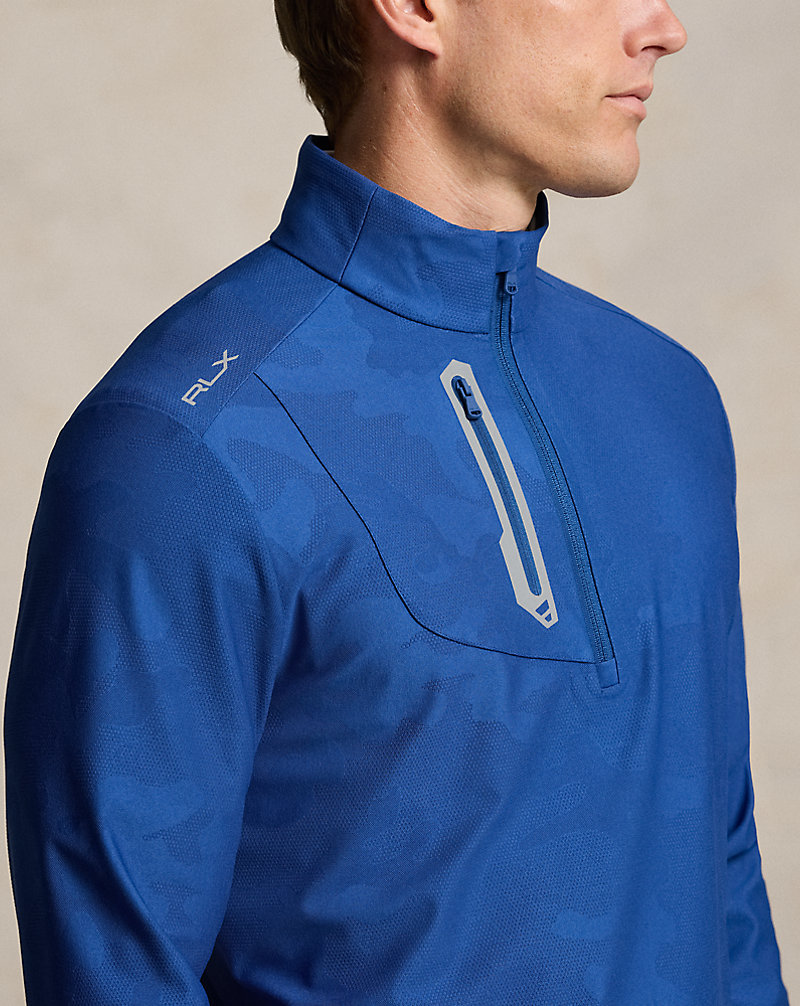 Classic Fit Camo Jacquard Pullover