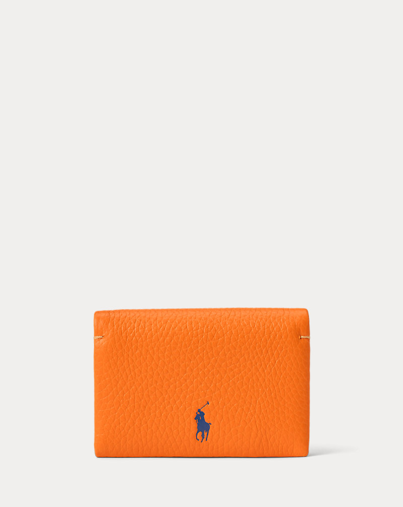 Polo Play Leather Snap Card Case