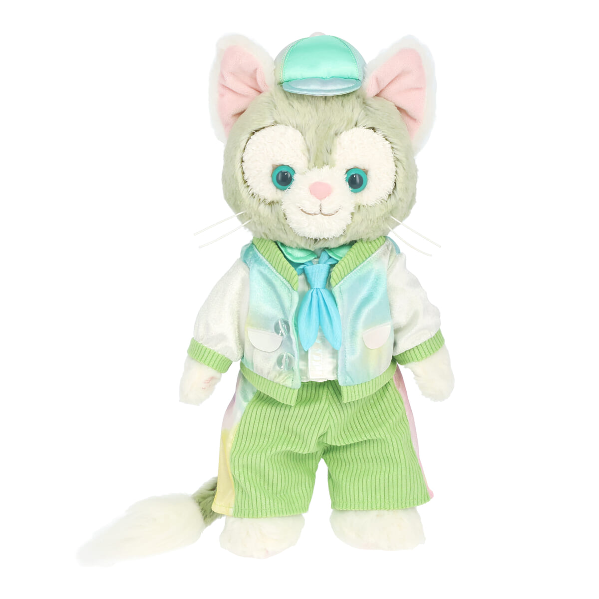 TDS ダッフィー＆フレンズ 20周年 ジェラトーニ コスチューム 虹色を