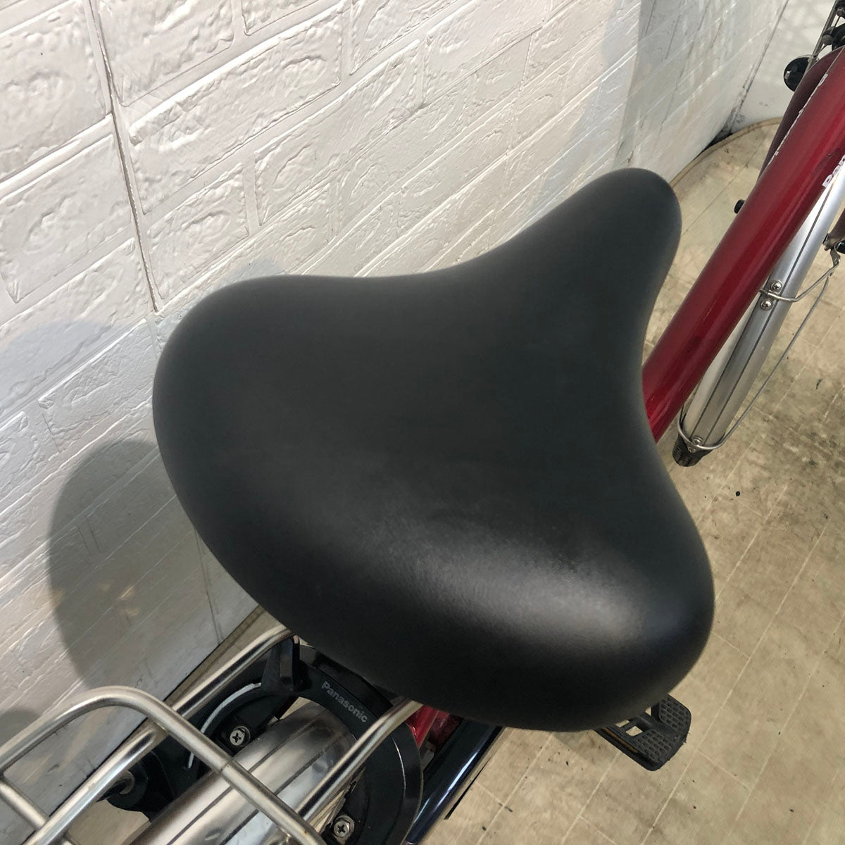 中古電動自転車 パナソニック ビビ ライト U レッド 26インチ YD090