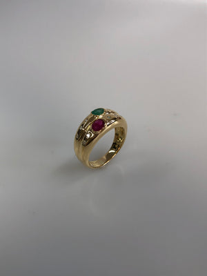 K18 エメラルド ルビー リング – 株式会社フイッシュランド エコジェイ