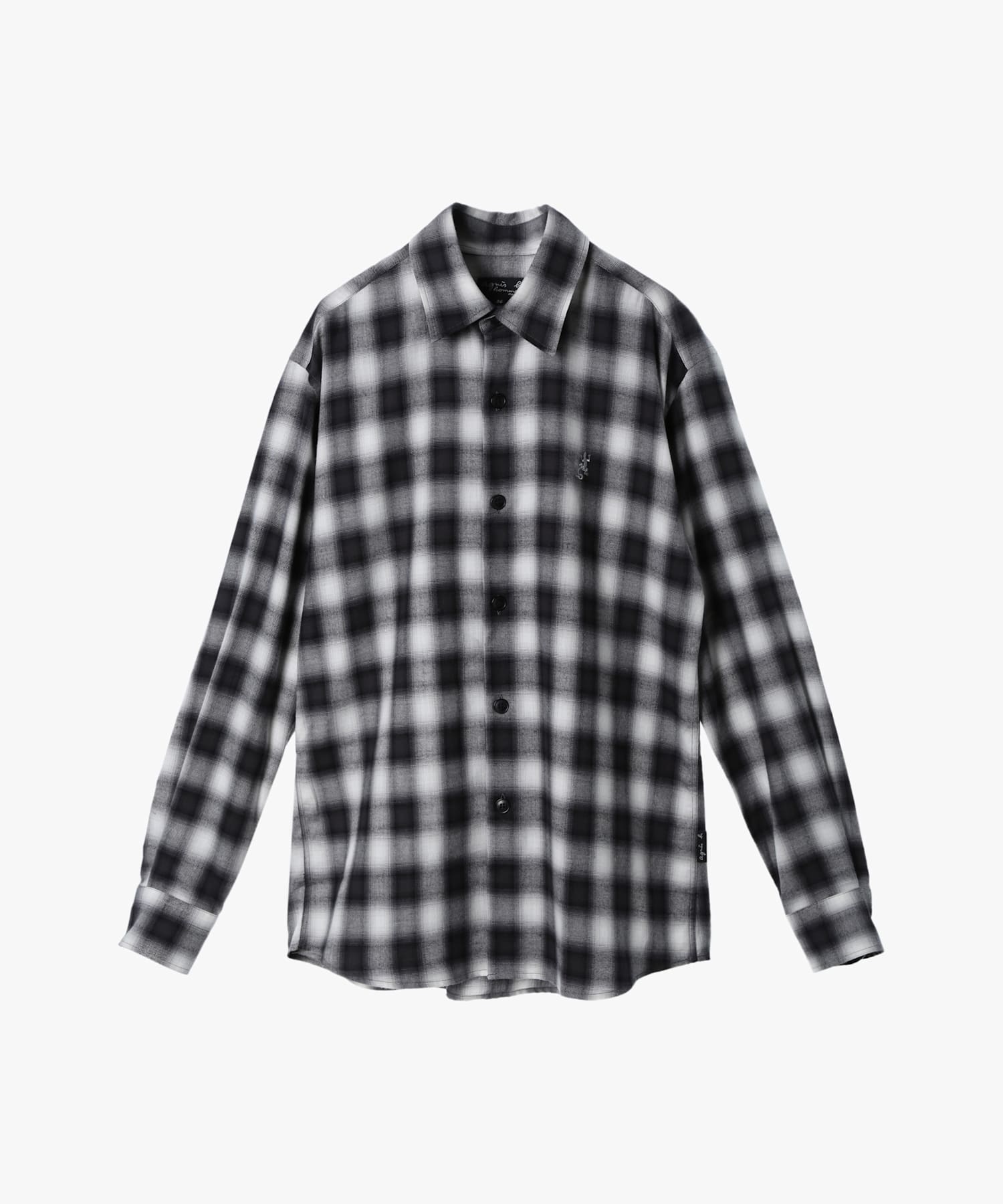 メンズ チェック コットン 長袖 シャツ 